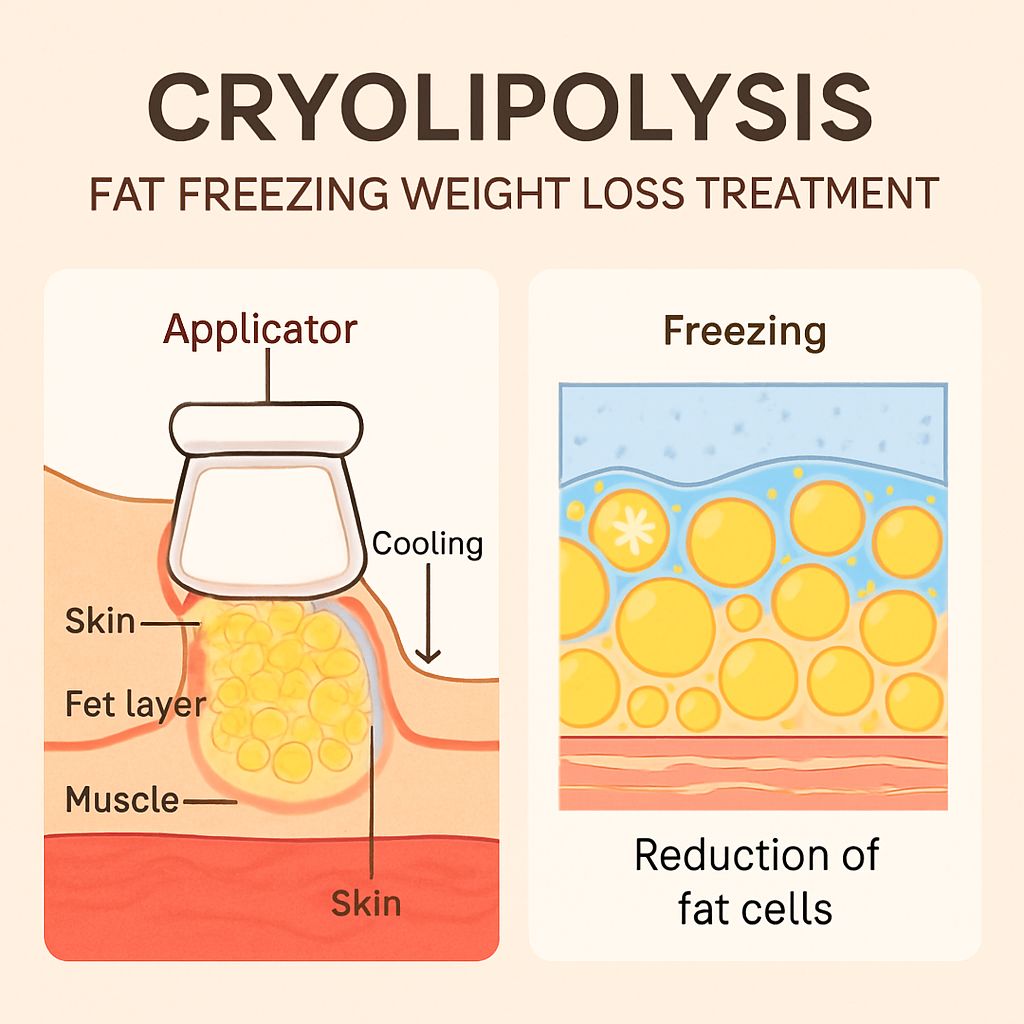How Cryolipolysis or fat freezing works