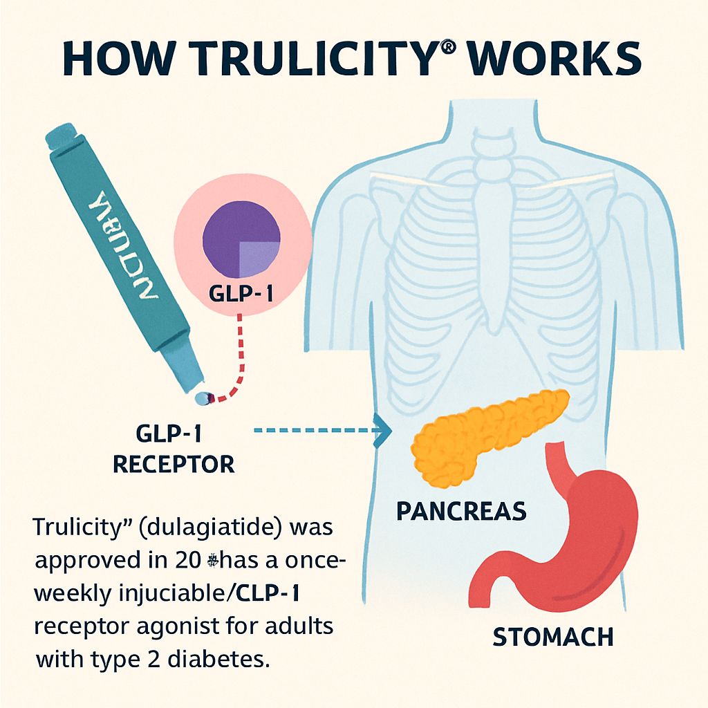 How the GLP-1 medication Trulicity® works on the body